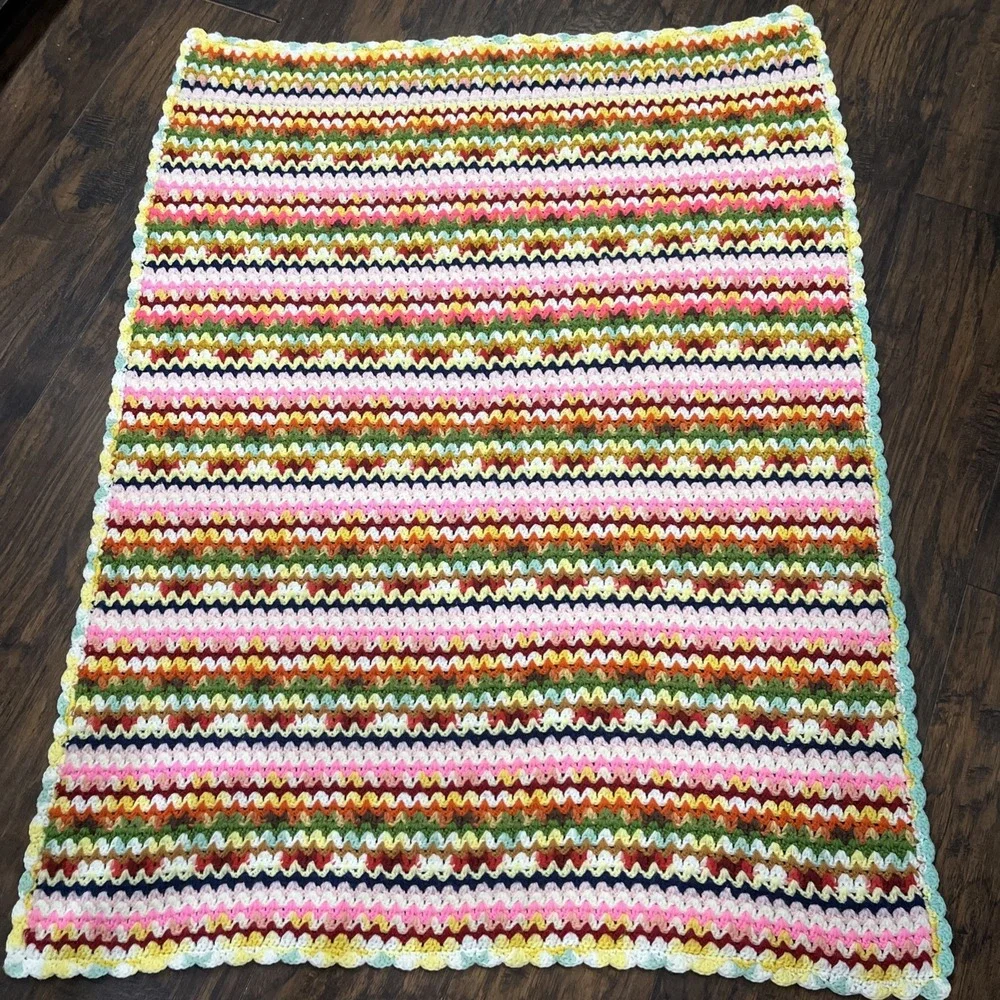 Crochet Afghan Blanket Lap Throw 51